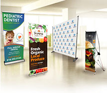 Custom banner printing & banner stands