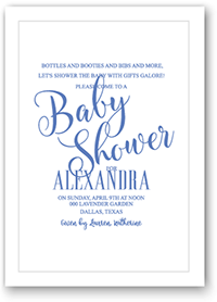 Raised letter invitations - Premium announcements & envelopes