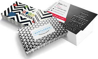Ultra premium full color raised print business cards