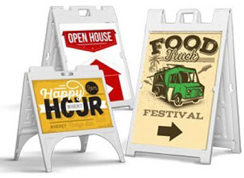 Custom sidewalk & sandwich board signs