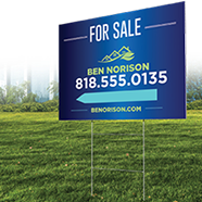 Custom yard sign printing
