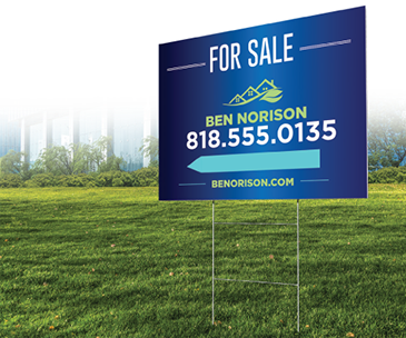 Custom yard sign printing